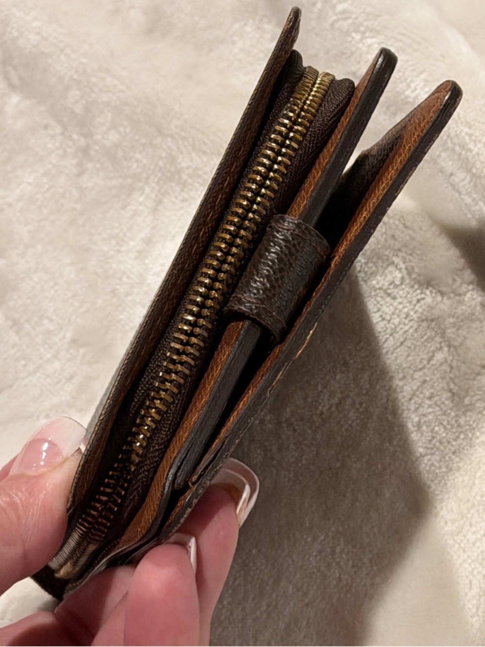 Louis Vuitton Porte Monnaie Viennois Wallet Monogram Compact Snap Coin VINTAGE - Picture 12 of 15